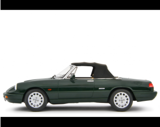 Alfa Romeo Spider 1.6 - 2.0i 1990 Verde Laudoracing 1:18 Resinemodell (Türen, Motorhaube... nicht zu öffnen!)